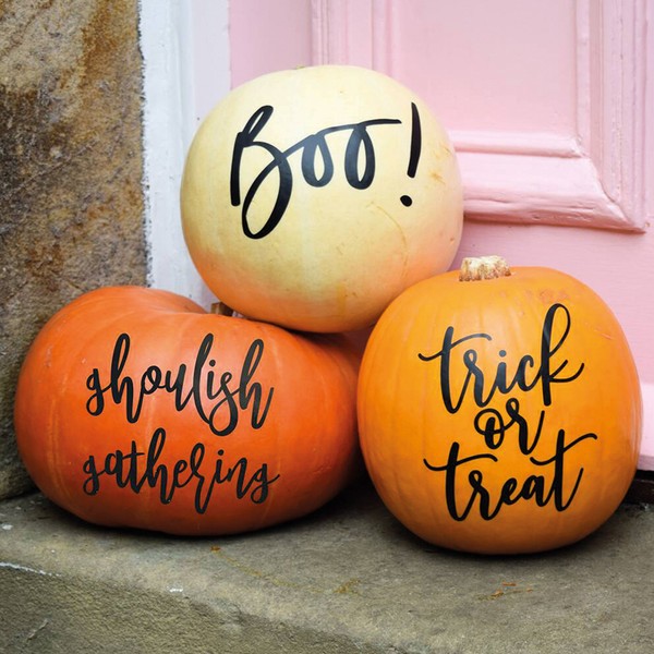 Halloween Pumpkin Stickers from All Her Glory
