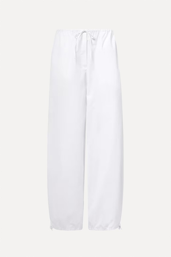 Cotton Poplin Wide-Leg Pants from Toteme