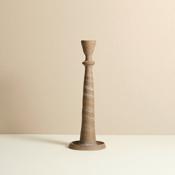 Large Stoneware Candle Holder from Amy Wilson