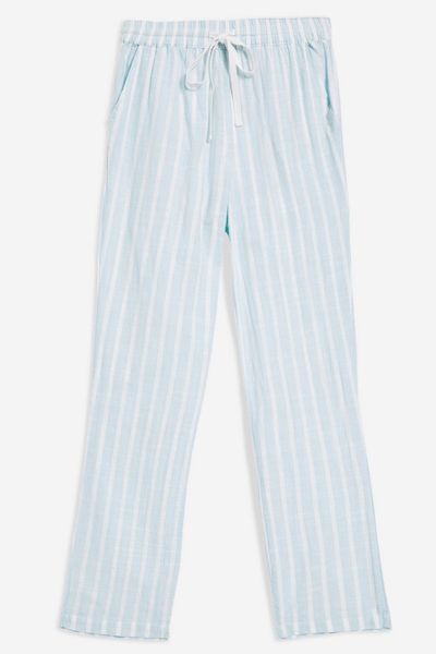 Textured Striped Trousers from Topshop