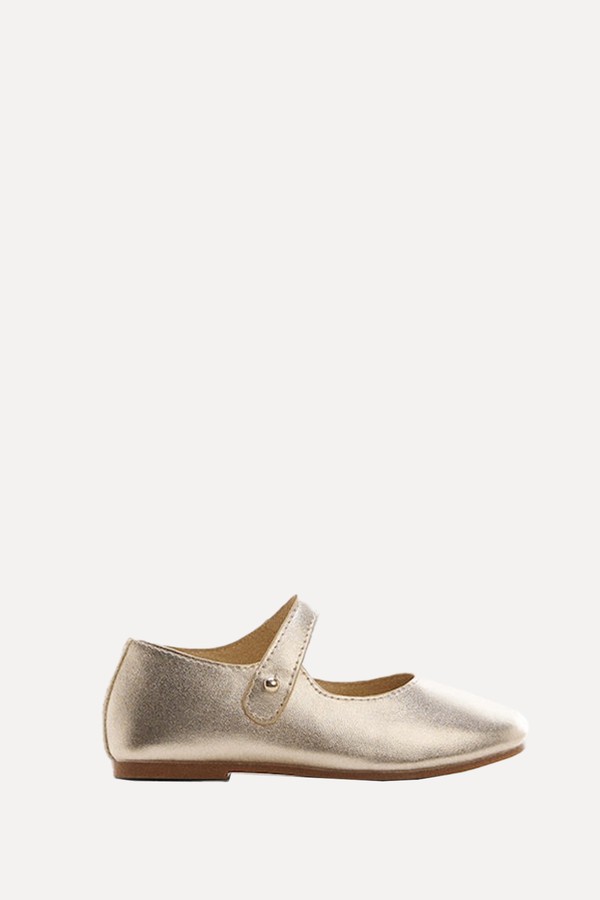 Lace-up ballerinas from Mango