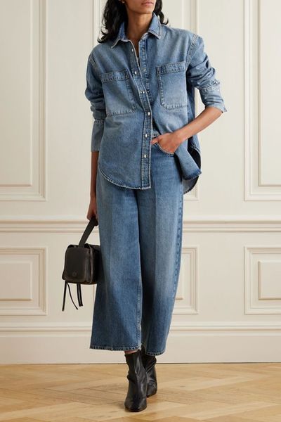 Dante Oversized Denim Shirt from Anine Bing