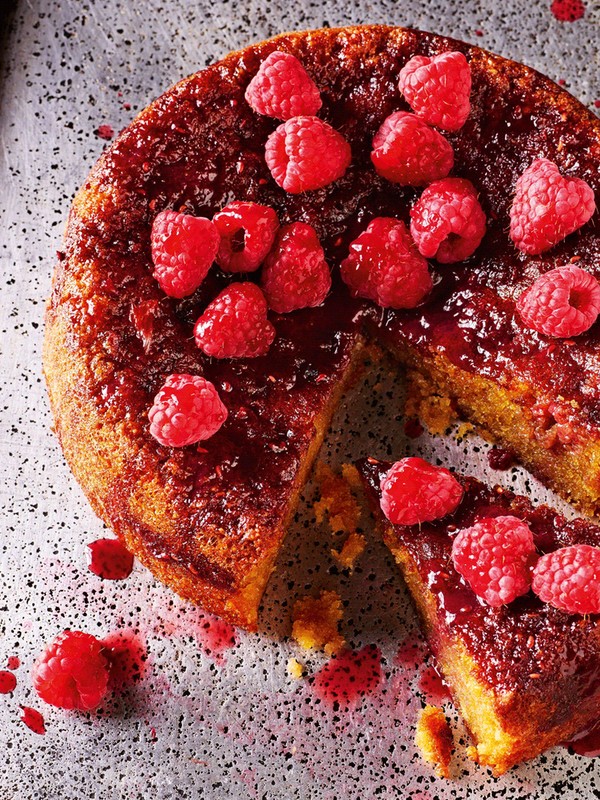 Orange & Raspberry Cake 