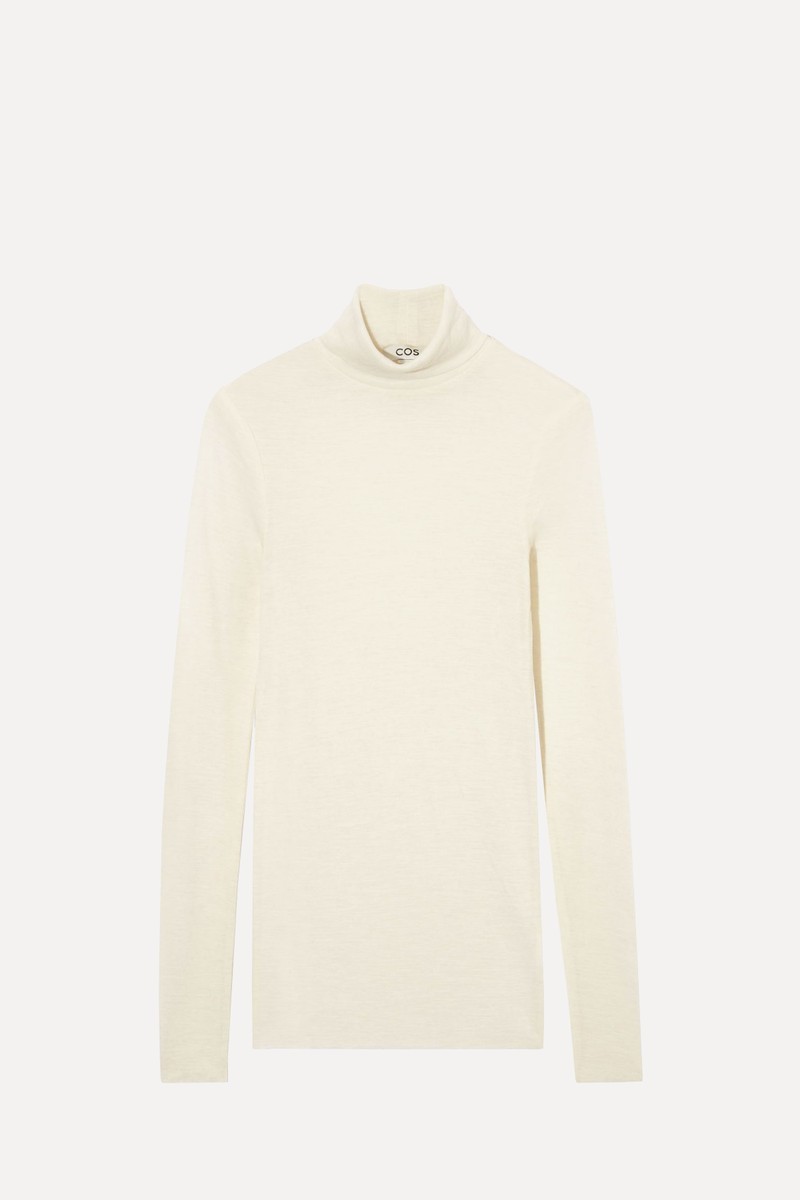 Merino Wool TurtleNeck Top from COS