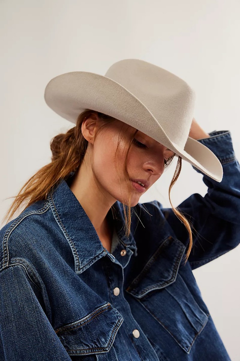 Soft Turn Felt Cowboy Hat, £68 | Free People