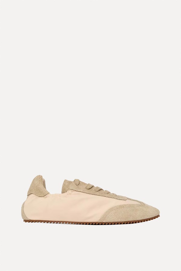 Suede-Nylon Trainers from ARKET