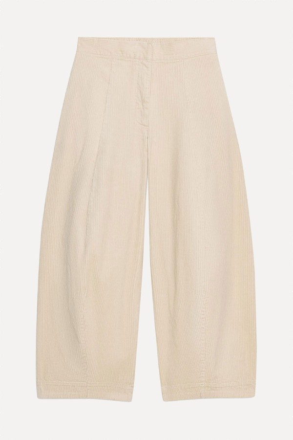 ZW Collection Barrel Corduroy Trousers from Zara