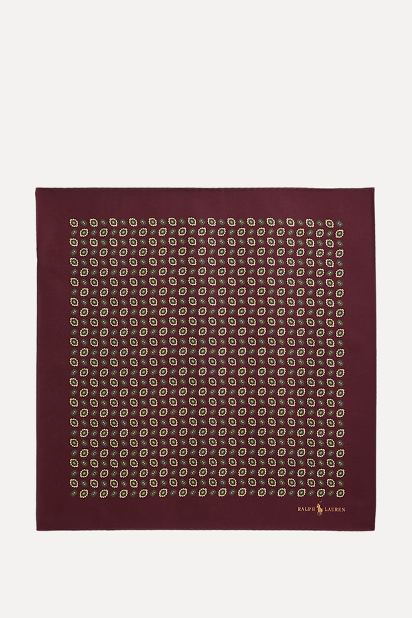 Neat Silk Twill Pocket Square