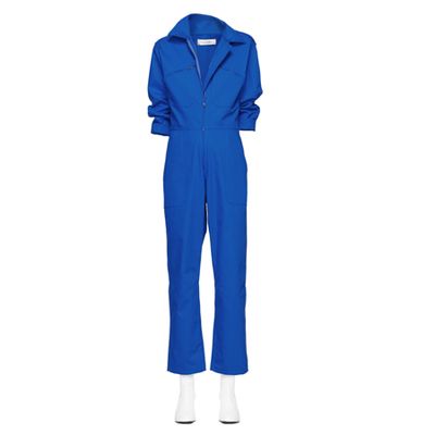 Blue Directoire Jumpsuit from A Plan Application