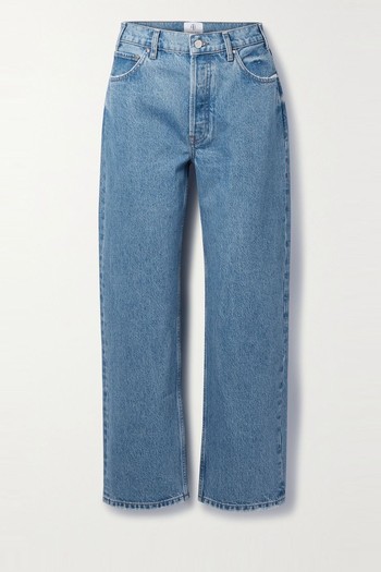 Gavin High-Rise Straight-Leg Jeans from Anine Bing