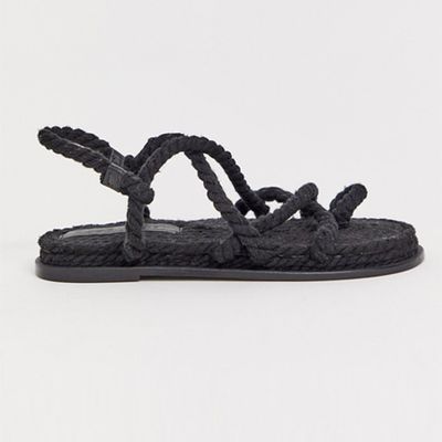 Foxx Premium Chunky Rope Sandals from ASOS Design