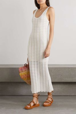 Veronique Crochet-Knit Maxi Dress from Alice + Olivia