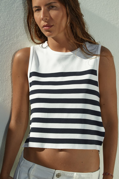 Striped Knit Top from Zara