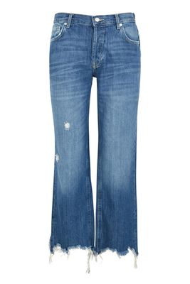 Maggie Blue Straight-Leg Jeans from Free People