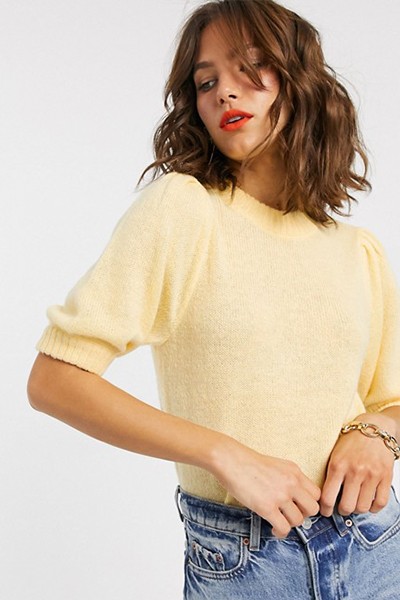 Knitted Jumper With Puff Sleeve from Y.A.S