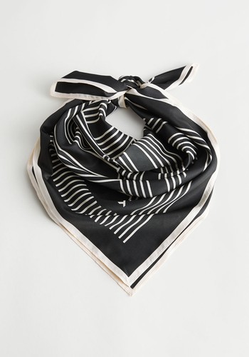  Glossy Striped Scarf from & Other Stories