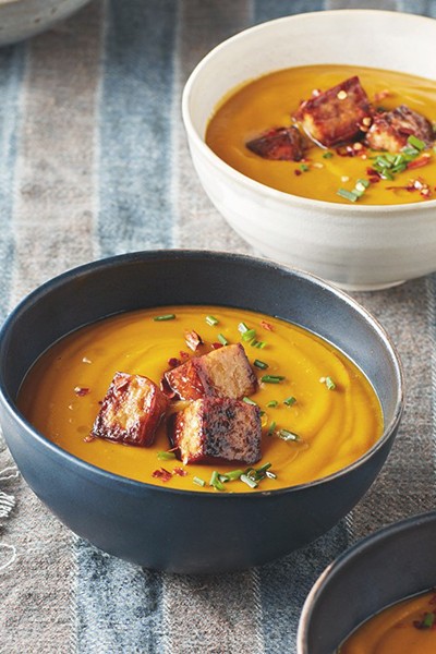 Tumeric, Ginger & Sweet Potato Soup