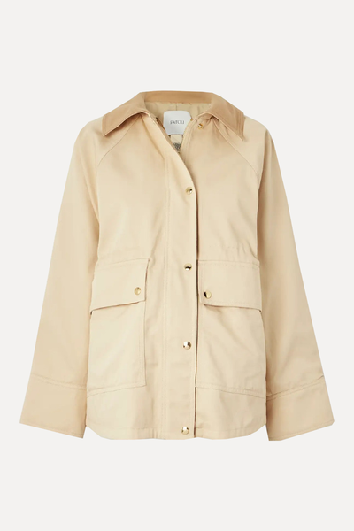 Wool-Blend Trimmed Cotton-Twill Jacket from Patou