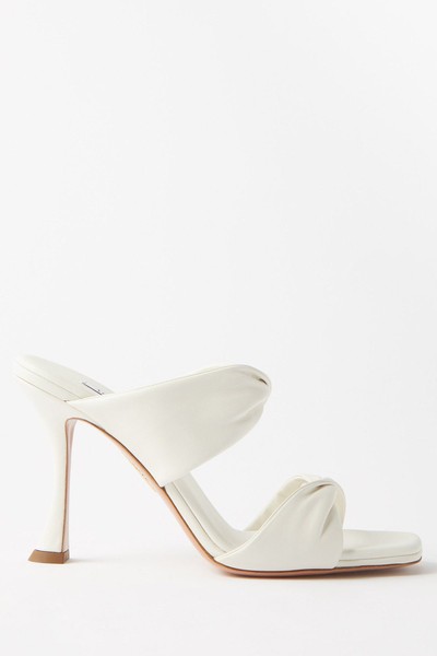 Twist 95 Leather Mule Sandals from Aquazzura