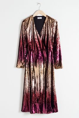Ombré Sequin Midi Dress from & Other Stories