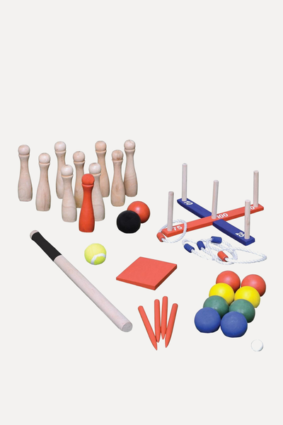 4-In-1 Wooden Games from The Range