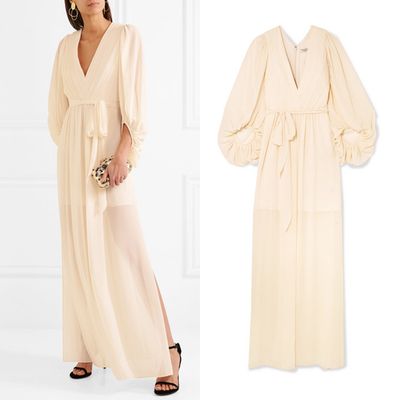 Fortuny Plissé-Chiffon Gown from Halston Heritage