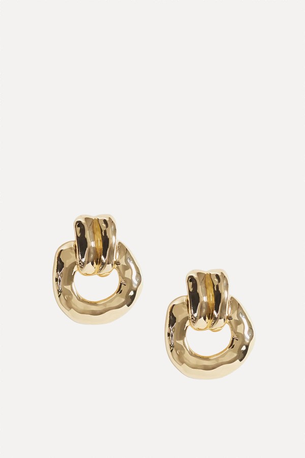 Textured Rope Detail Earrings from Mango