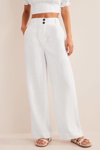 Highbury Linen Trousers from Boden