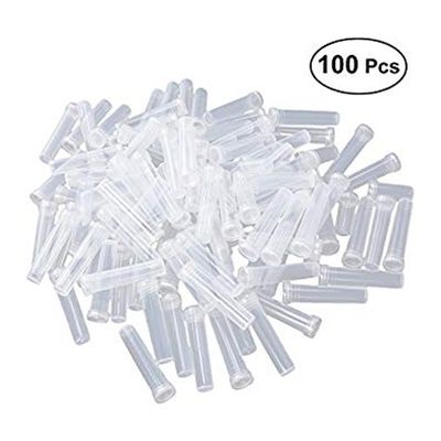 100 Flower Plastic Tubes from Healifty