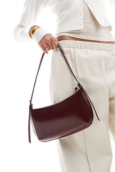 Sleek Leather Shoulder Bag from & Other Stories