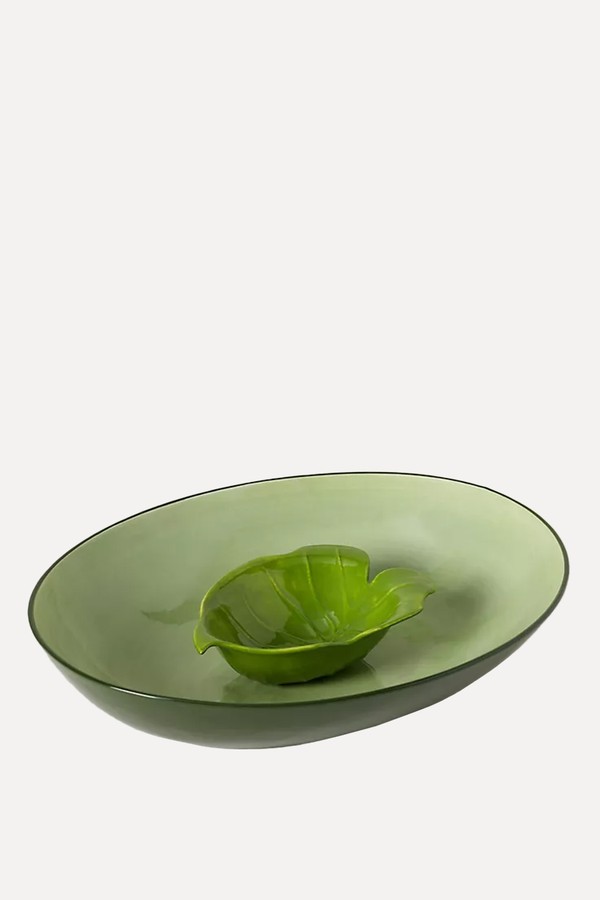 Figural Chip & Dip Serve Bowl from Farm Rio x Anthropologie