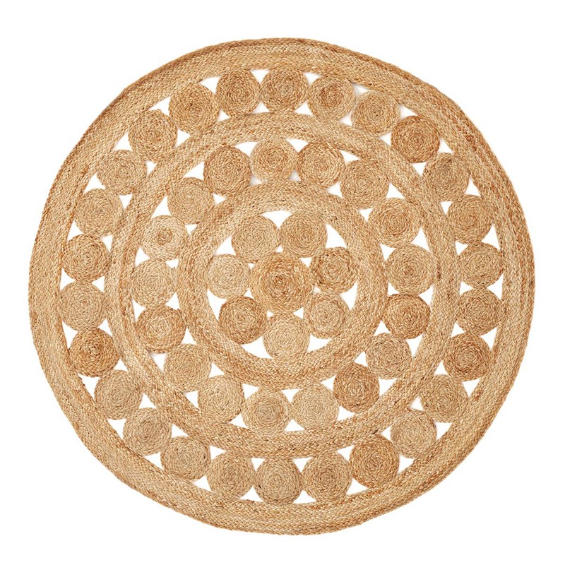 Aftas Round Jute Rug from La Redoute
