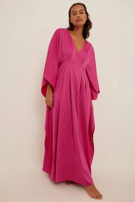 Wide Satin Maxi Dress from NA-KD