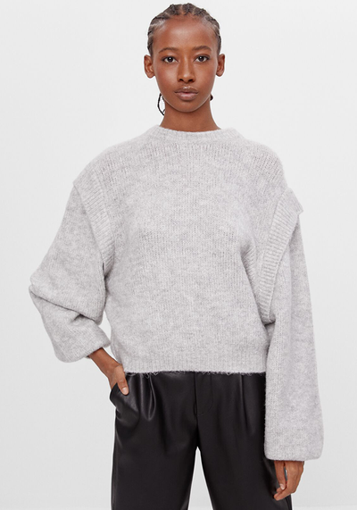 Shoulder Detail Knitted Jumper from Bershka