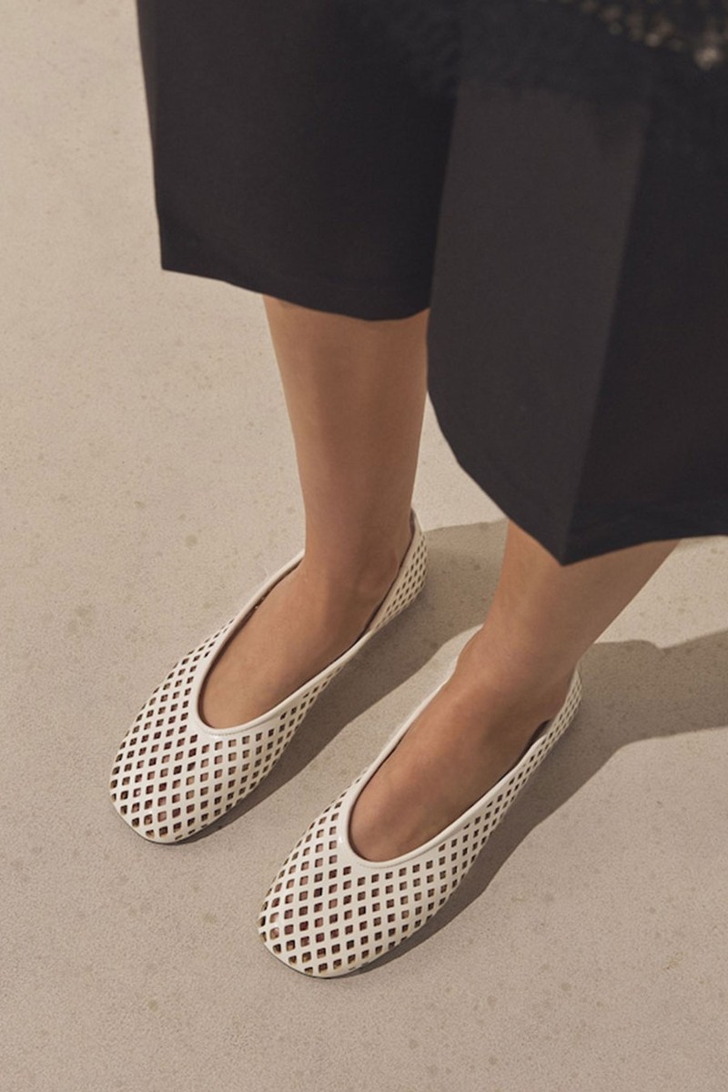 Forever Comfort® Weave Effect Ballet Flats from Next