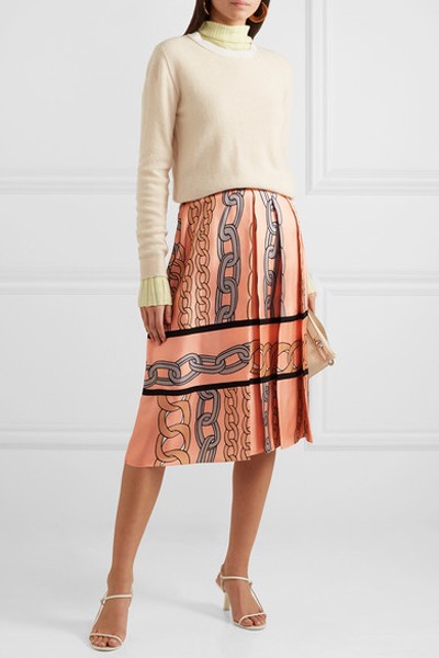 Silk-Twill Midi Skirt from Marni