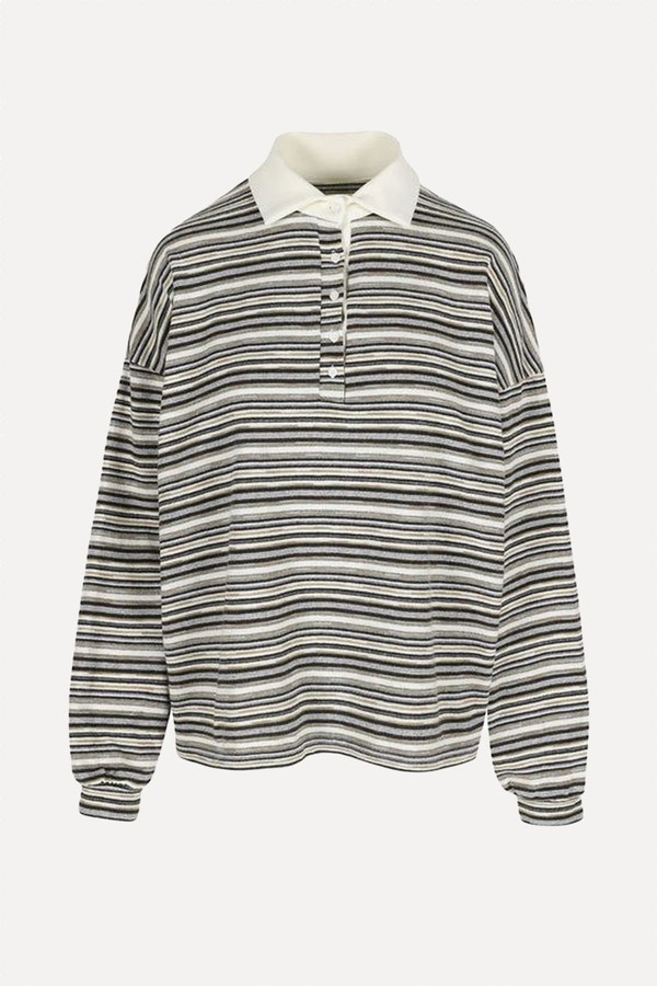 Collared Knitted Polo