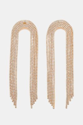 Rainfall 18kt Gold-Plated Earrings from Crystal Haze
