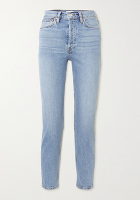 Comfort Stretch High-Rise Extra Crop Skinny Jeans from RE/DONE