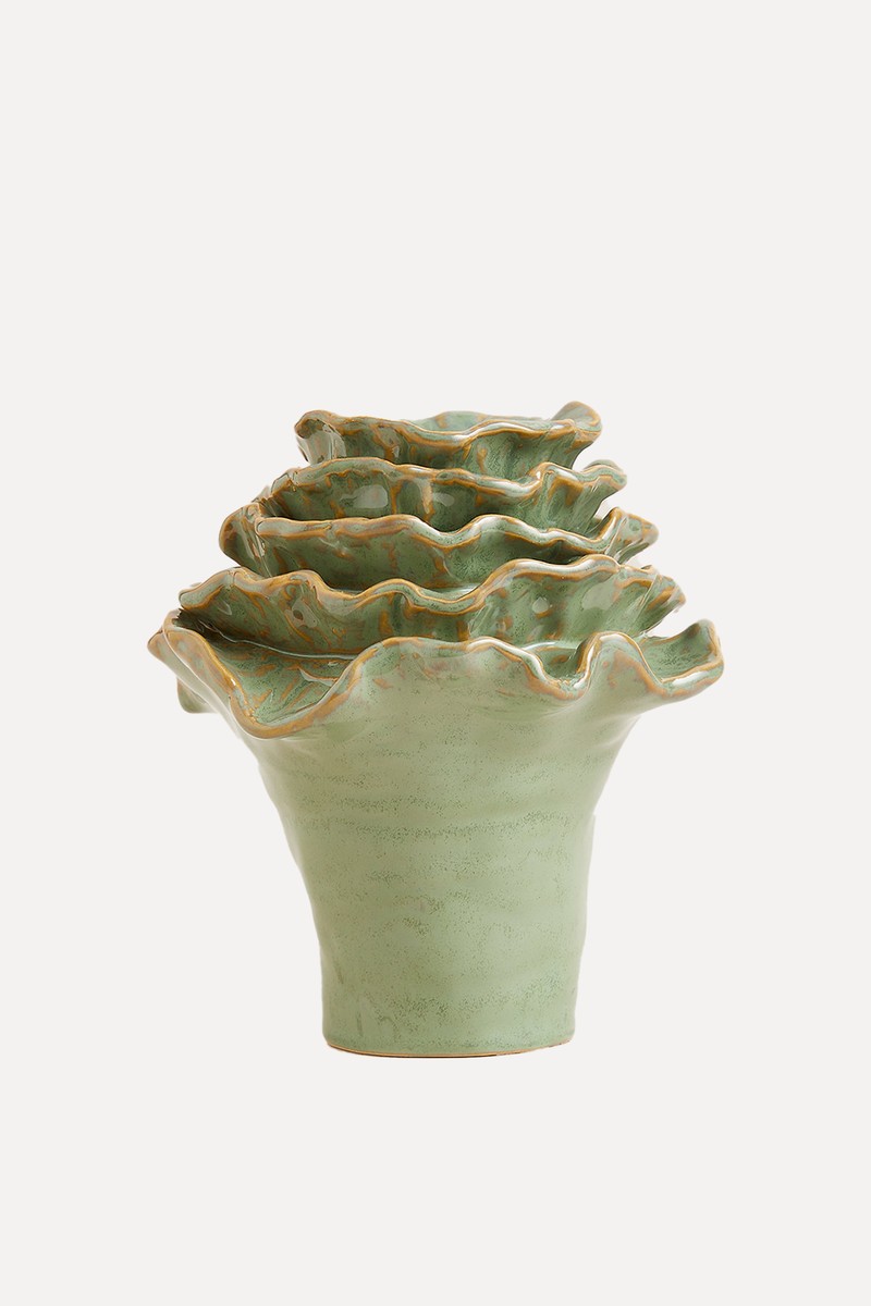 Small Floral Ceramic Vase from M&S Collection