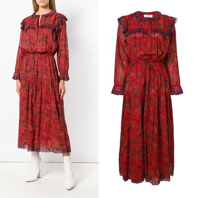 Flared Floral Midi Dress from Isabel Marant Etoile