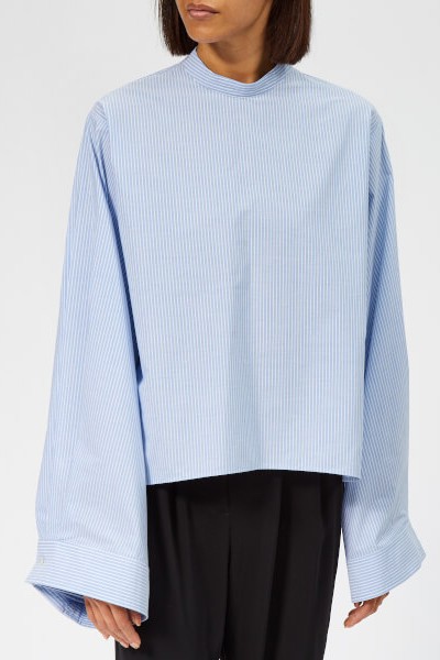 Stripe High Neck Blouse  from MM6 Maison Margiela