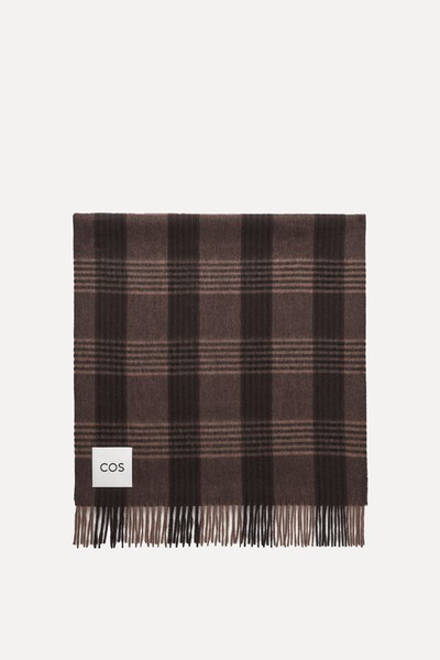 Fringed Wool-Cashmere Scarf from COS