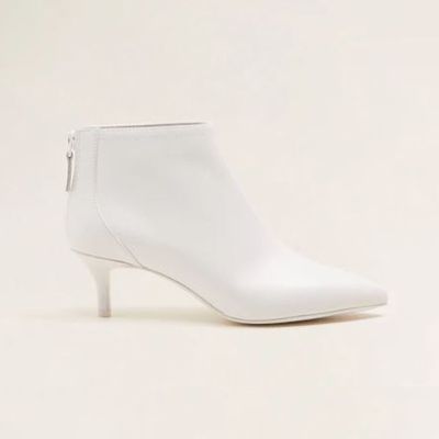 Zipped Leather Ankle Boots from Mango