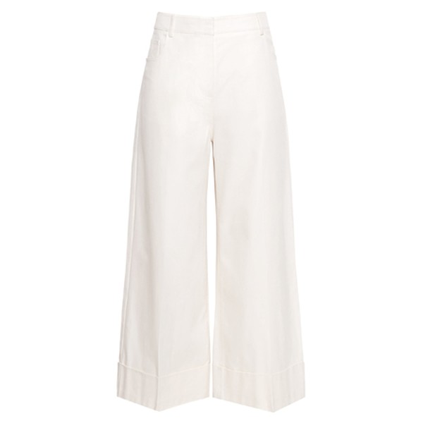 Cropped Wide Leg Trousers from Reiss
