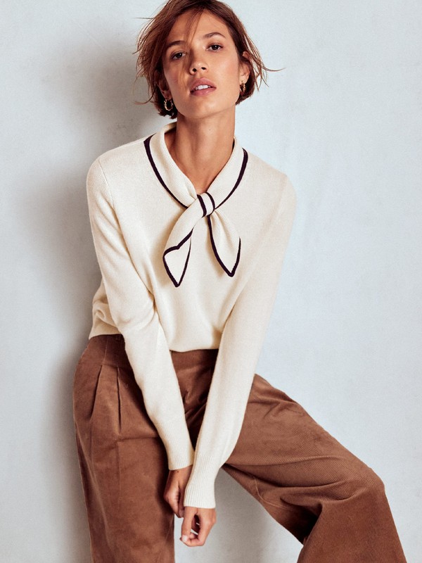 Knitted Bow Jumper