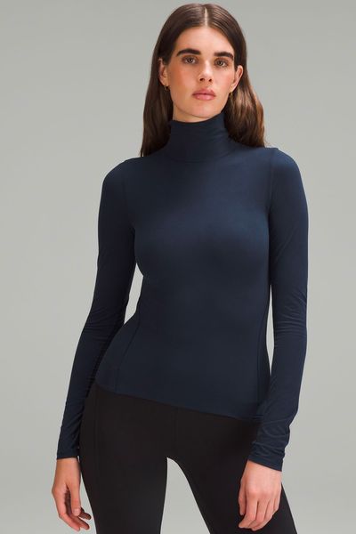 Turtle-Neck Long Sleeve Bodysuit