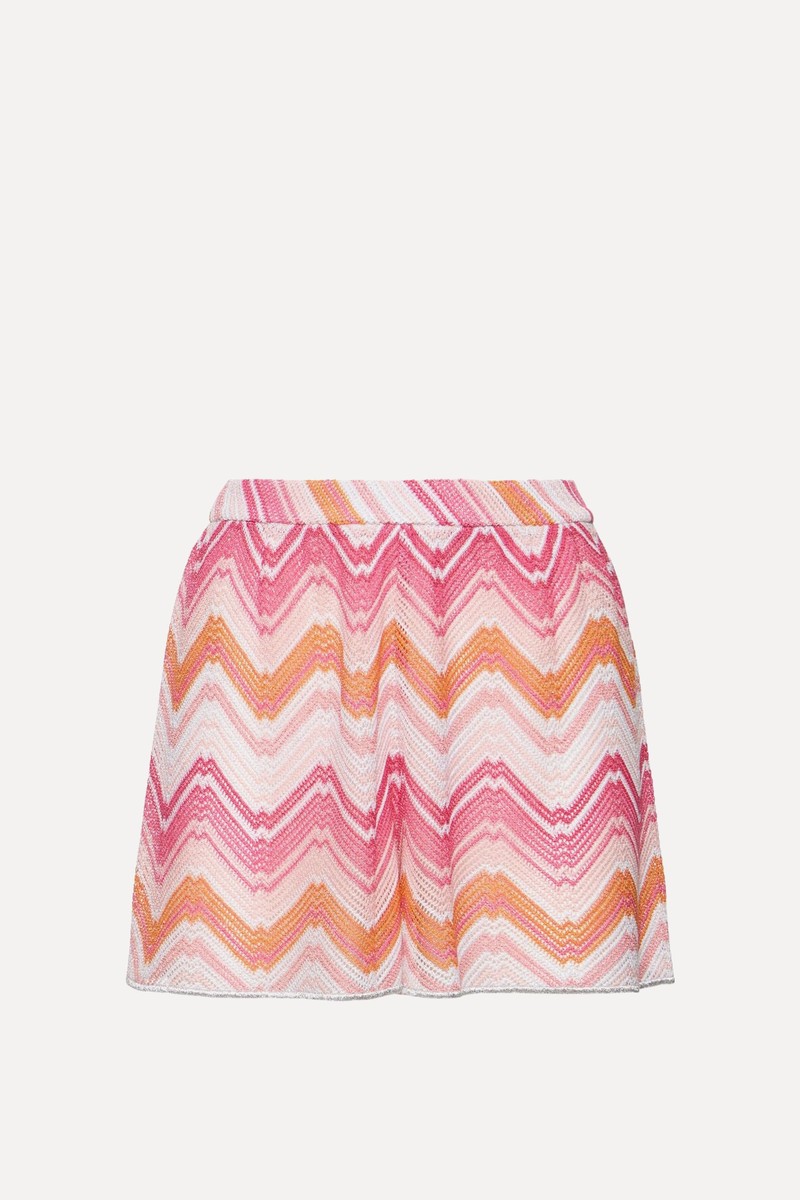 Chevron Waves Elastic Shorts from Missoni