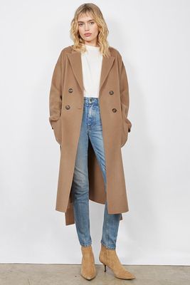 Dylan Coat Camel from Anine Bing