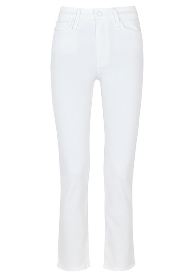 Hoxton White Straight Leg Jeans from Paige